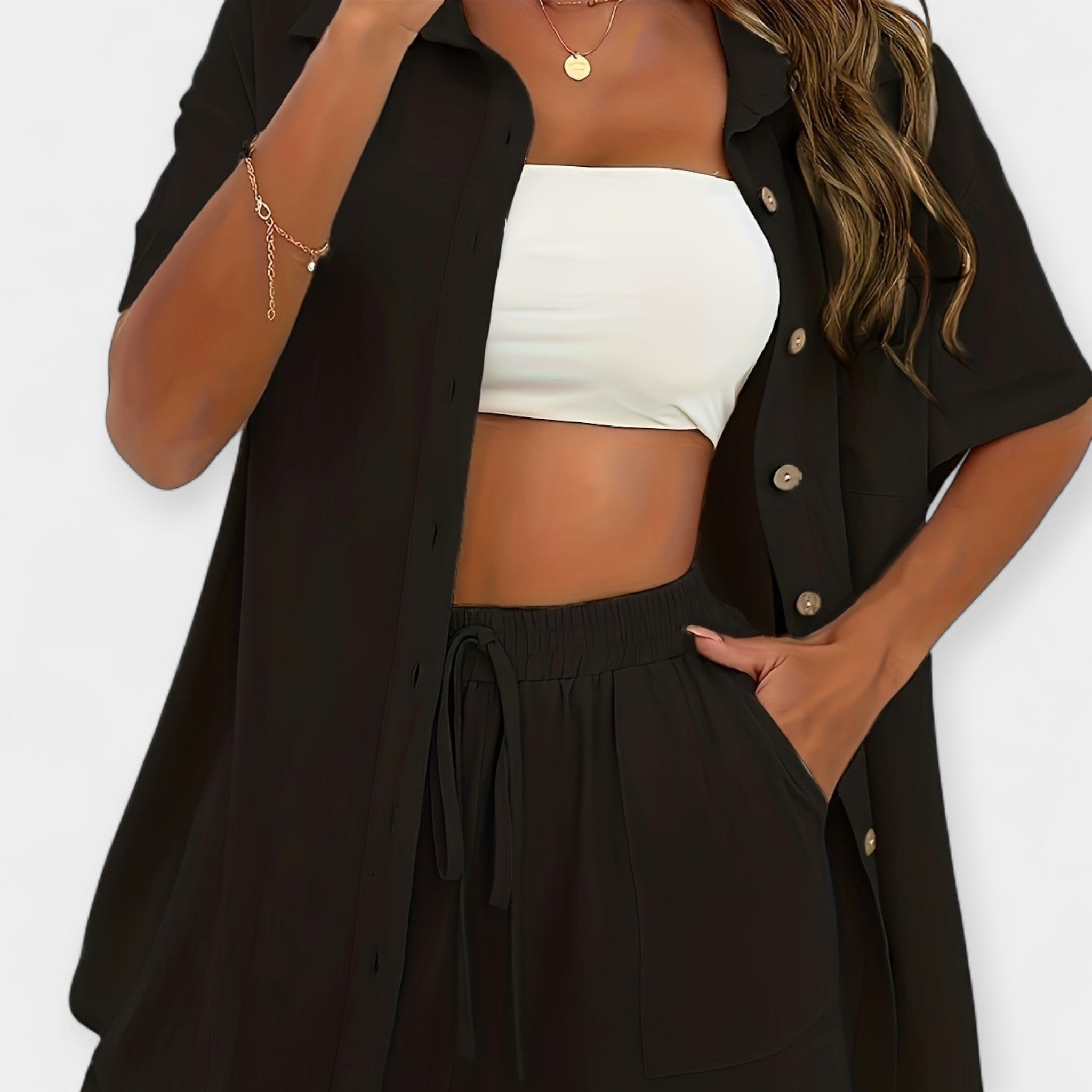 Marie - Set aus Bluse und Shorts