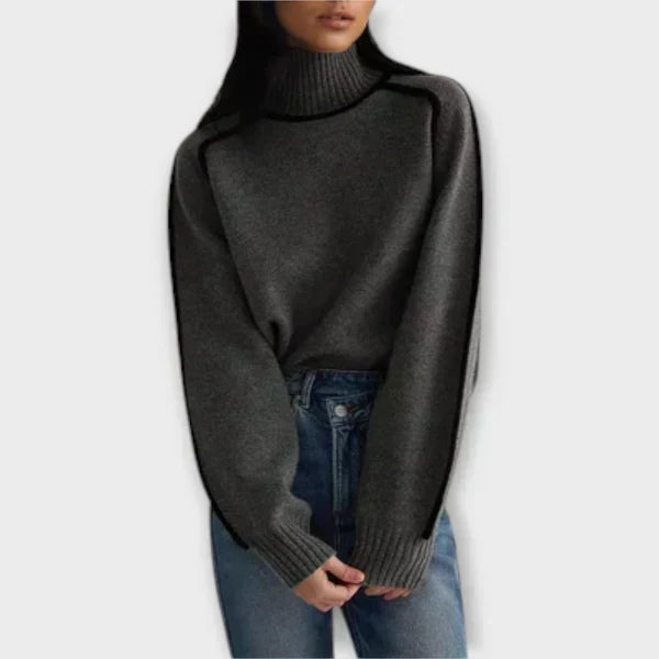 Madison - Elegant High-Neck Sweater