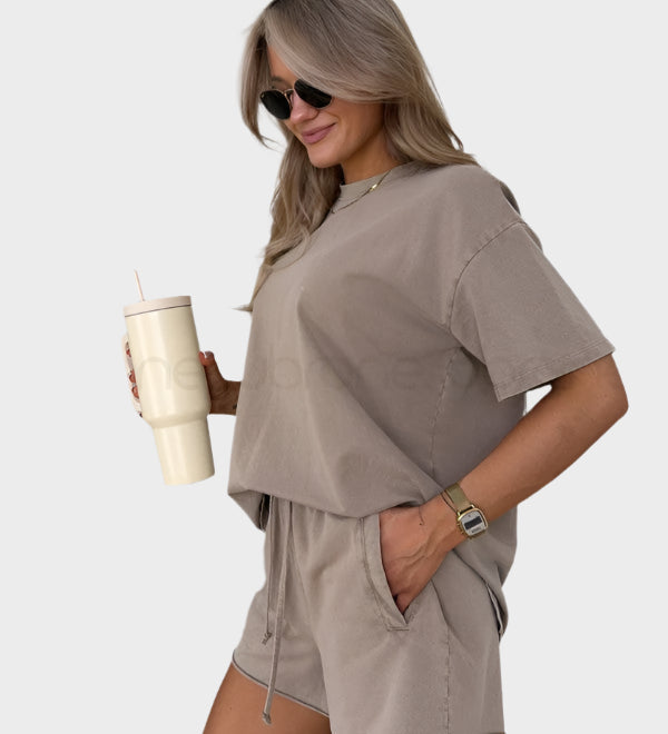 Lässiges Set mit T-Shirt und Jogginghose