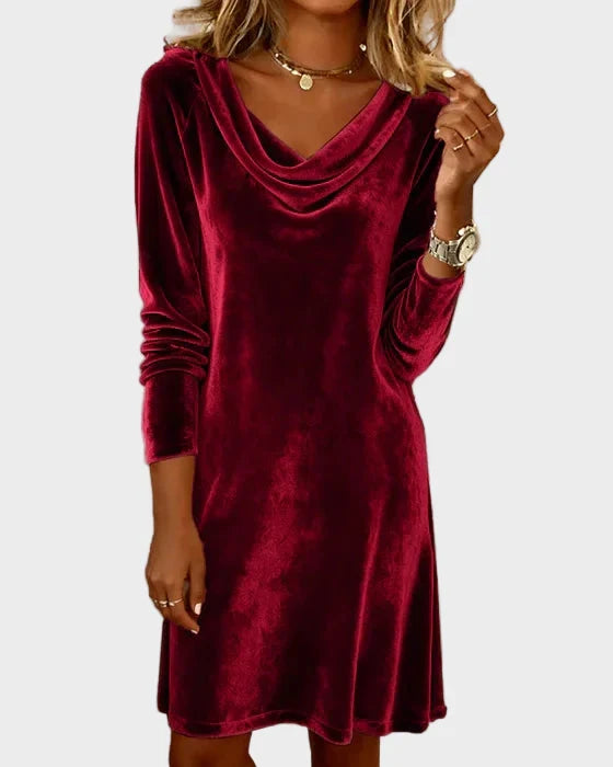 Frosina - Loose Velvet Dress