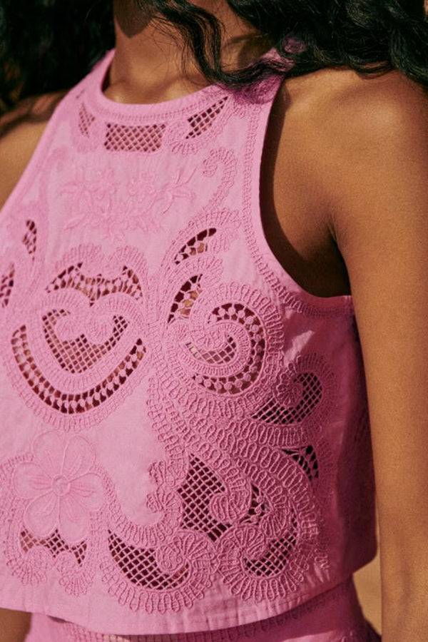 Stella - Pink Lace Set