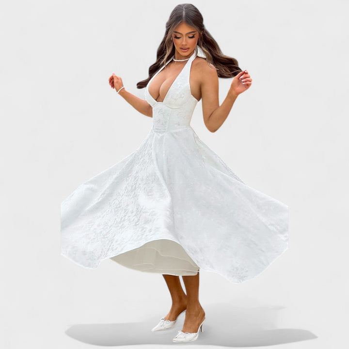 Audrey - Elegant Midi Dress
