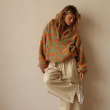 Chelsea - Floral Sherpa Pullover