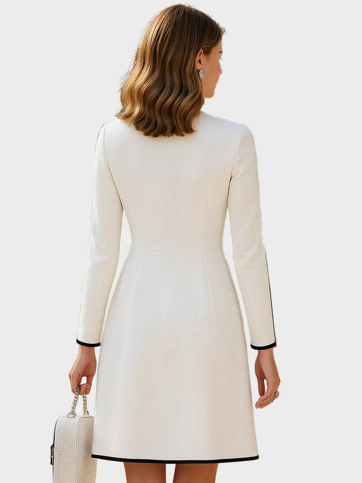 Ksenia – contrast midi dress