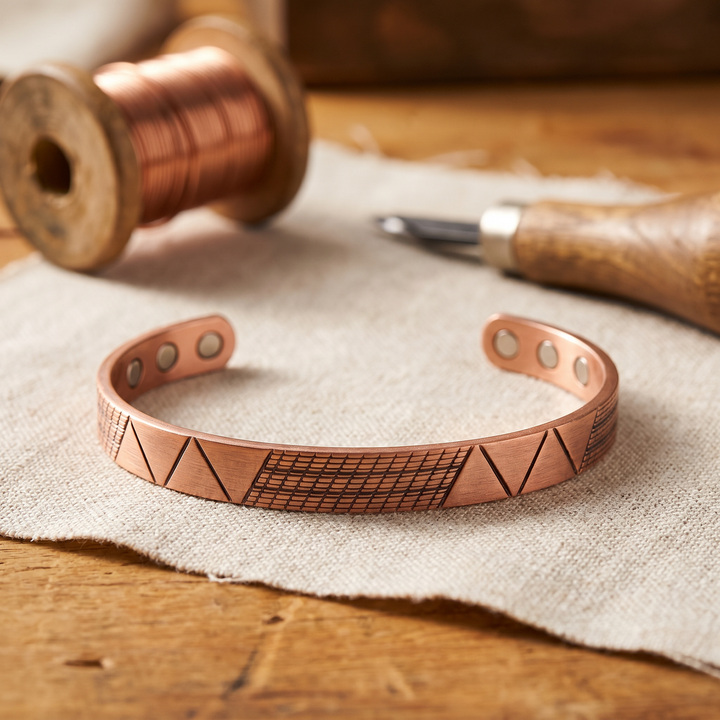 Bracciale in Rame con Design
