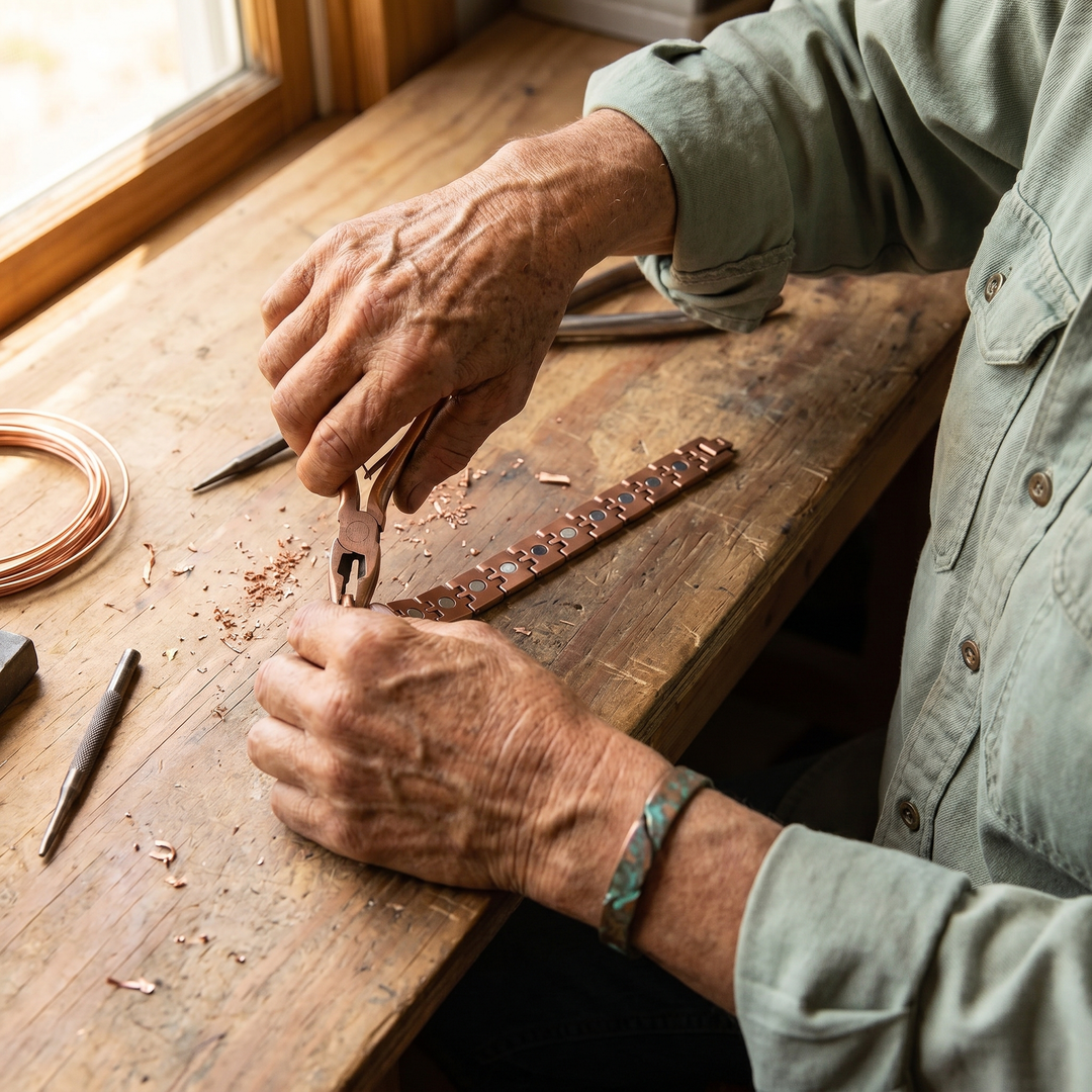 Bracciale Maschile in Rame