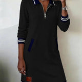 Catalina | Long Sleeve Cotton Dress
