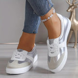 Daisy - Faux Leather Orthopaedic Sneakers