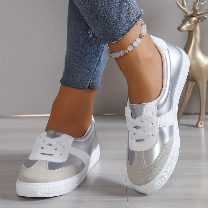 Daisy - Faux Leather Orthopedic Sneakers