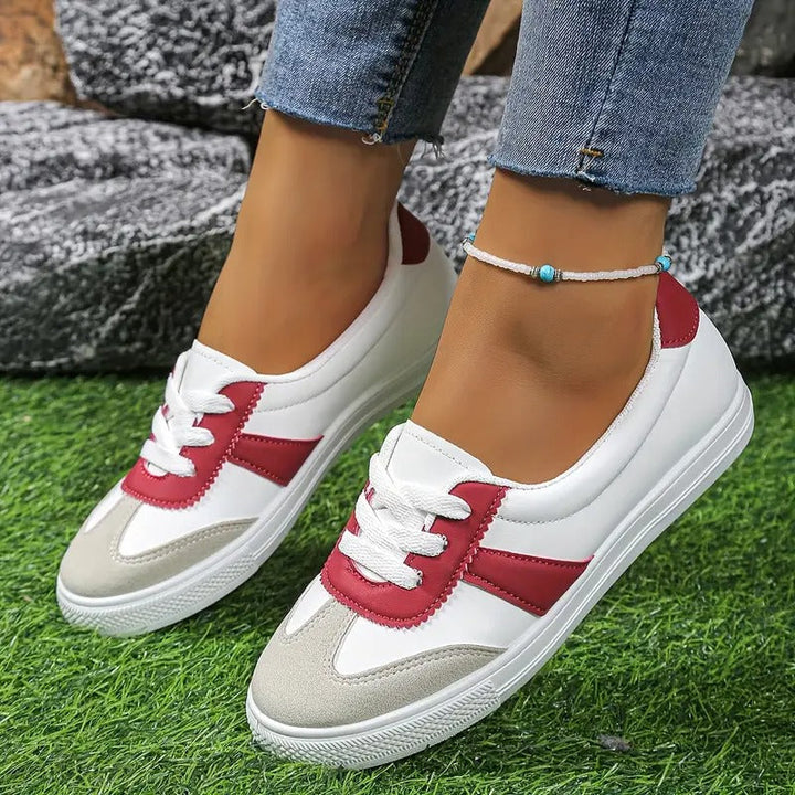 Daisy - Faux Leather Orthopedic Sneakers