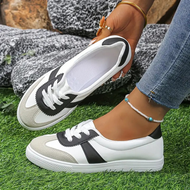 Daisy - Faux Leather Orthopedic Sneakers