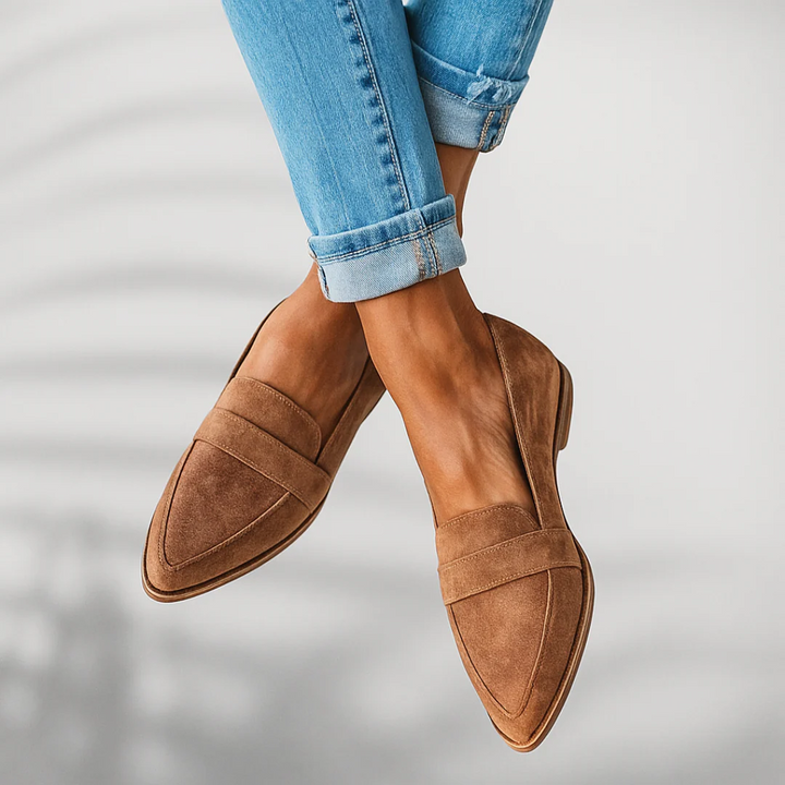 Harriet - Orthopedic Faux Leather Loafers