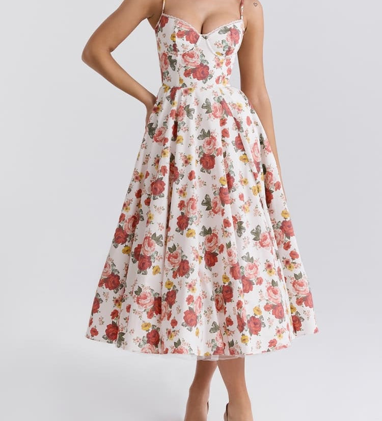 Britta | Midikleid aus Luxus