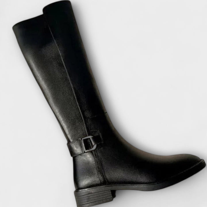 Grace - Women's Knee-High Faux Leather Boots