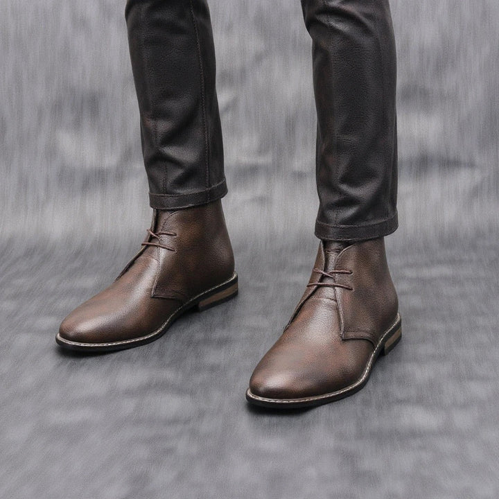 Beau - Faux Leather Boots