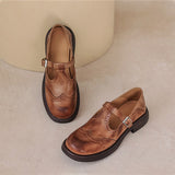 Sophie - Premium Faux Leather Mary Janes