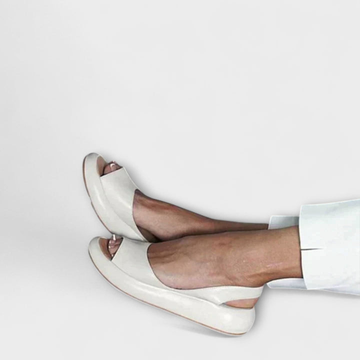 Edeltrud - Rose Block Heeled Sandals