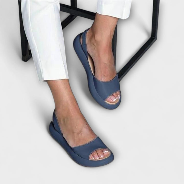 Edeltrud - Rose Block Heeled Sandals