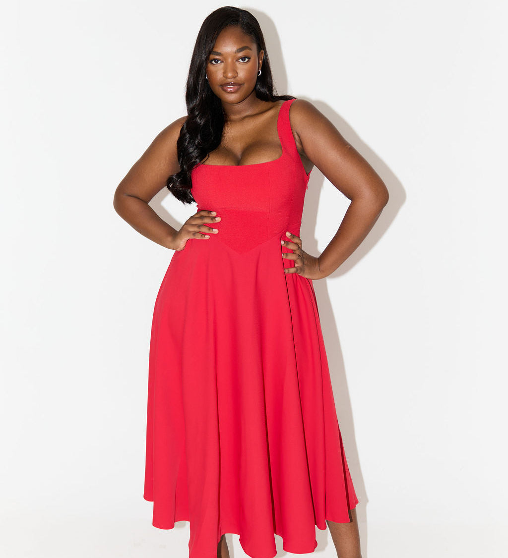 Kiara - Elegant Midi Dress