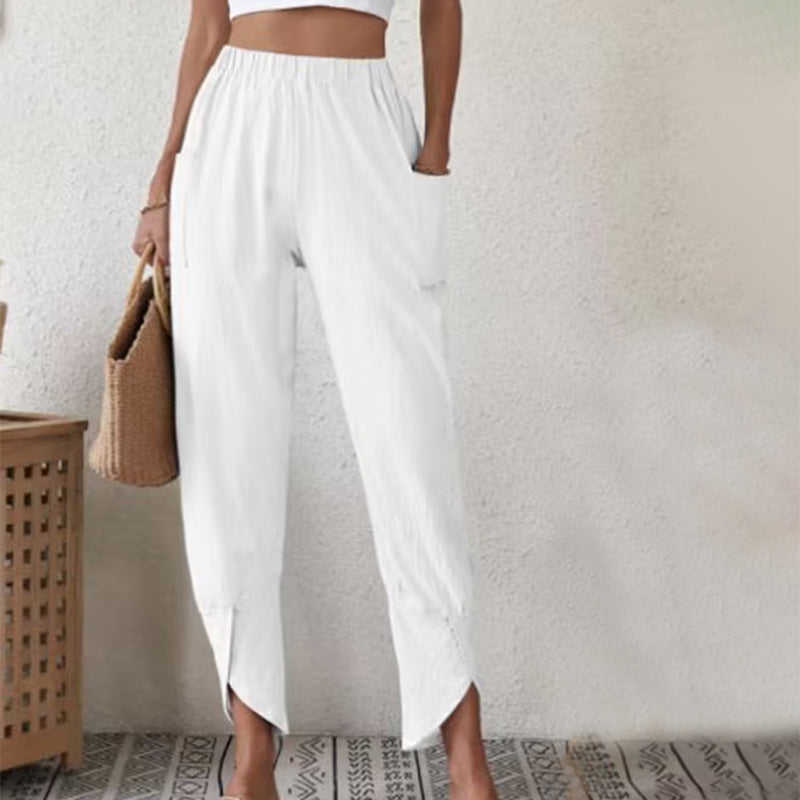 Johanna | Hose mit ausgefranstem Saum