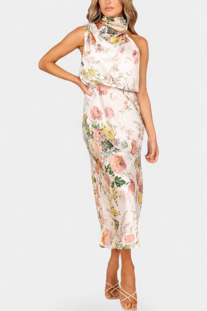 Lisa | Maxi Floral Halter