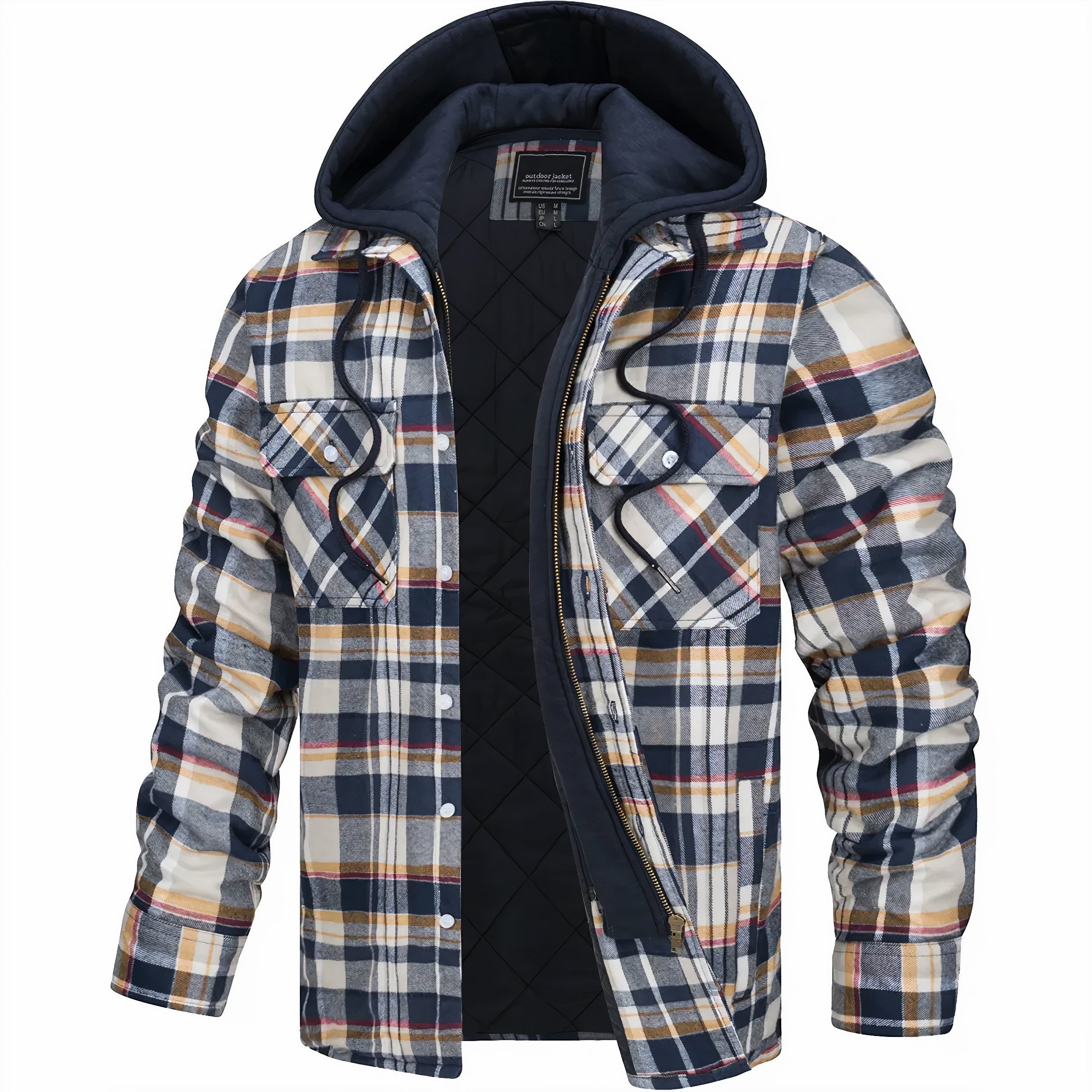 Max - Checked Zip Jacket