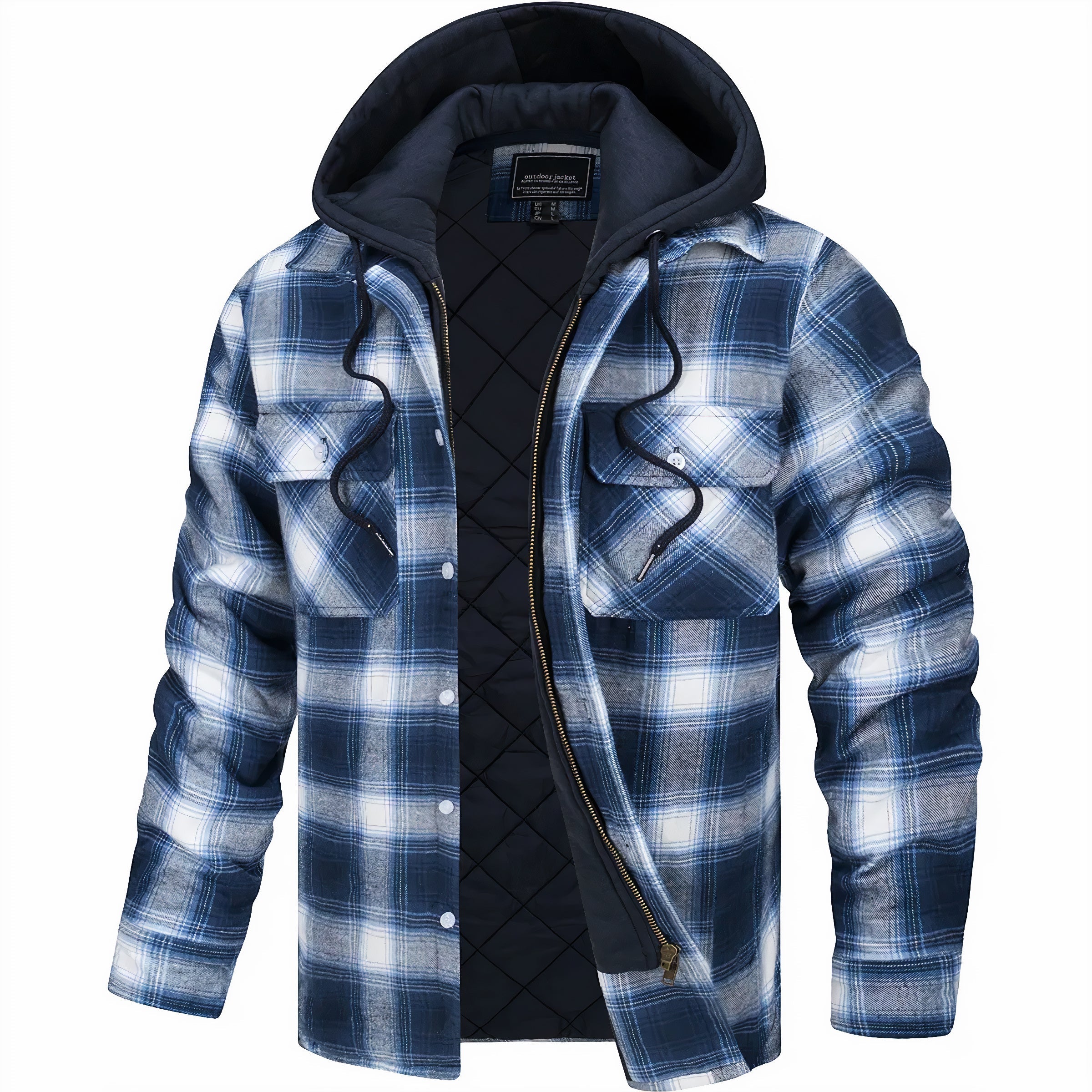 Max - Checked Zip Jacket