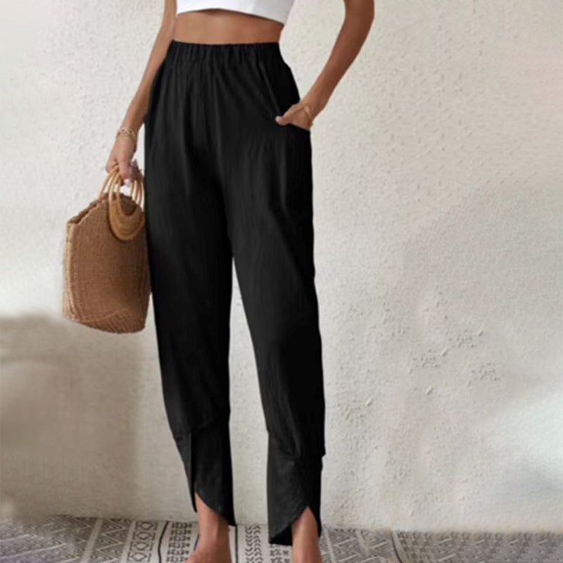 Johanna | Hose mit ausgefranstem Saum